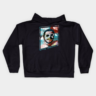 Post Malone-Abstract Expressionist Portraits Kids Hoodie